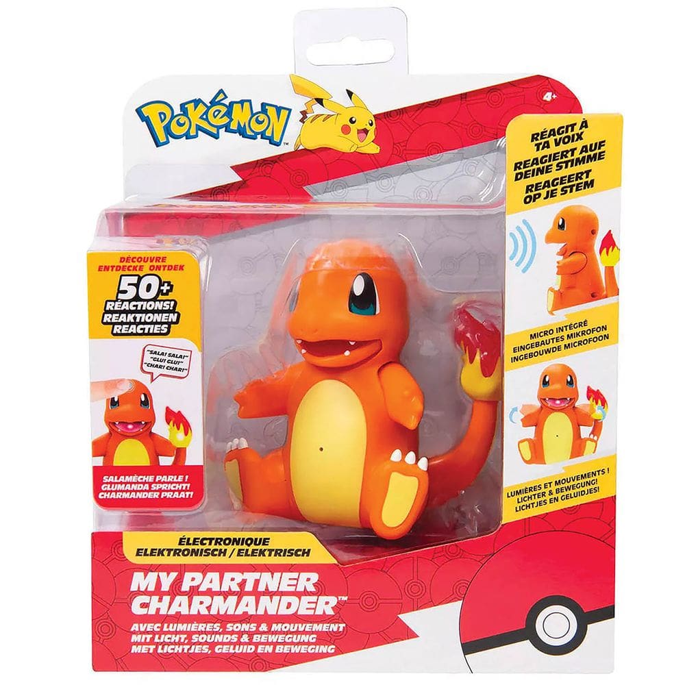 Meu Parceiro Pokemon Boneco Charmander Com Som E Luz