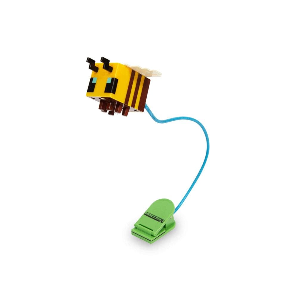 Luz de leitura Minecraft Yellow Bee alimentada por bateria