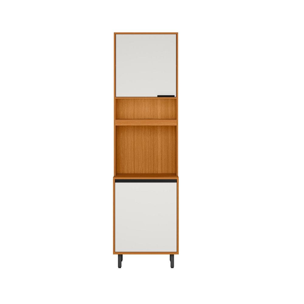 Paneleiro Duplo Fechado 3 Portas 60cm Ravena Freijo Uv Off Acetinado - SSX Multicoisas