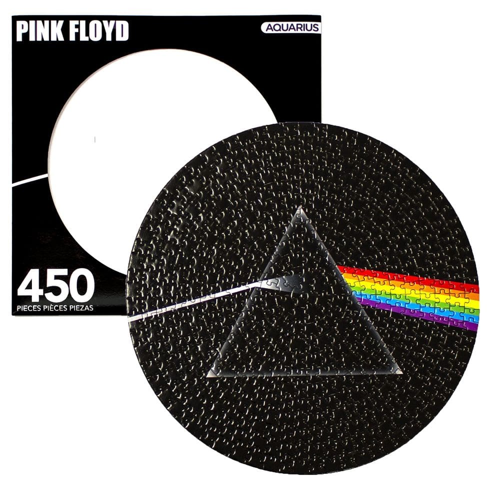 Quebra-cabeça AQUARIUS Pink Floyd Dark Side Record Disc 450 unidades
