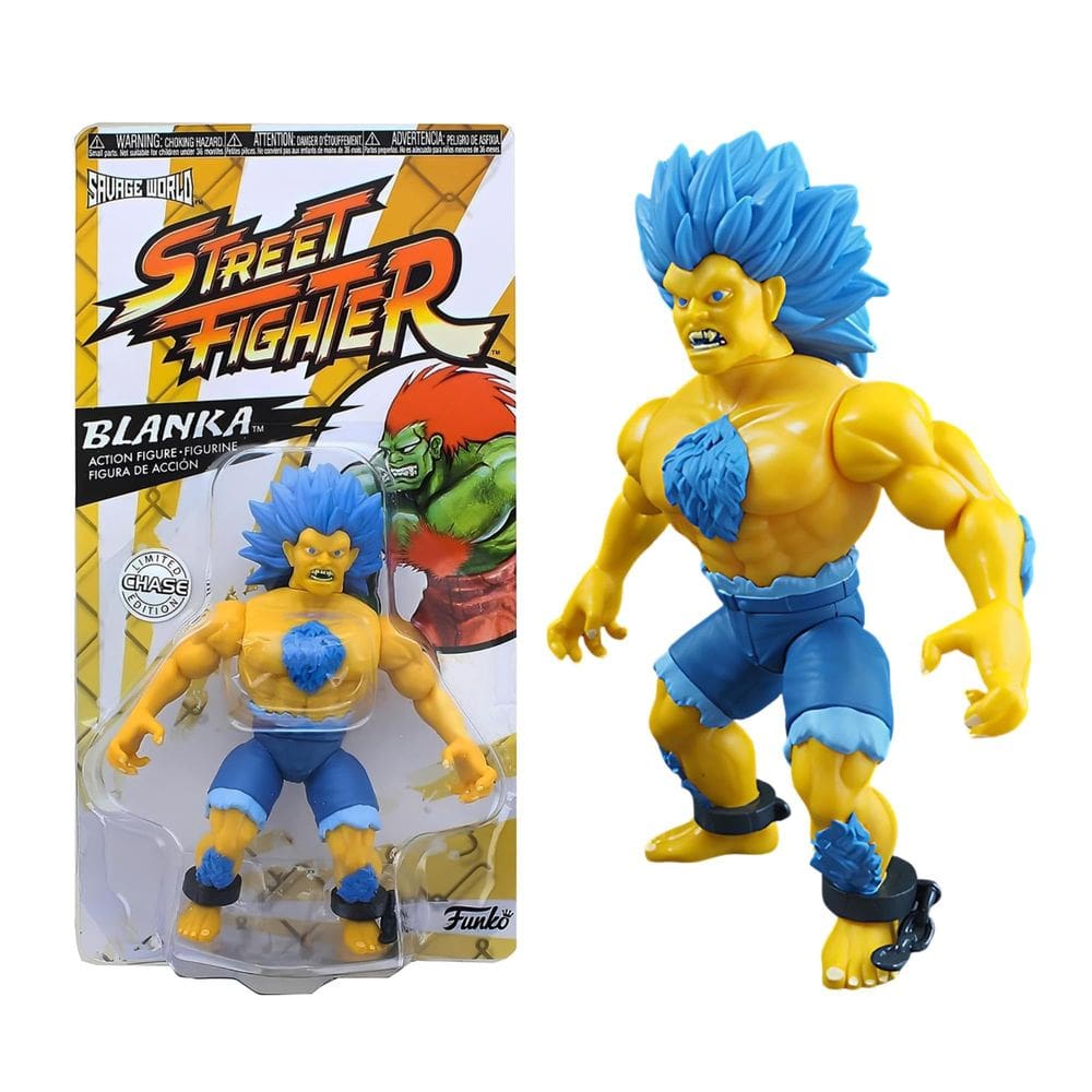 Boneco de vinil Funko Savage World Street Fighter Blanka