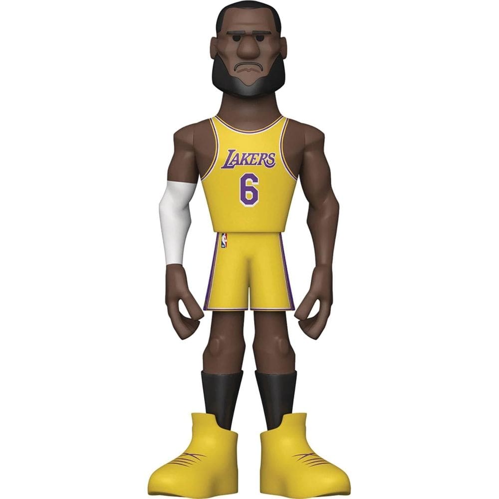 Boneco colecionável Funko Pop! Vinil dourado NBA Lakers Lebron