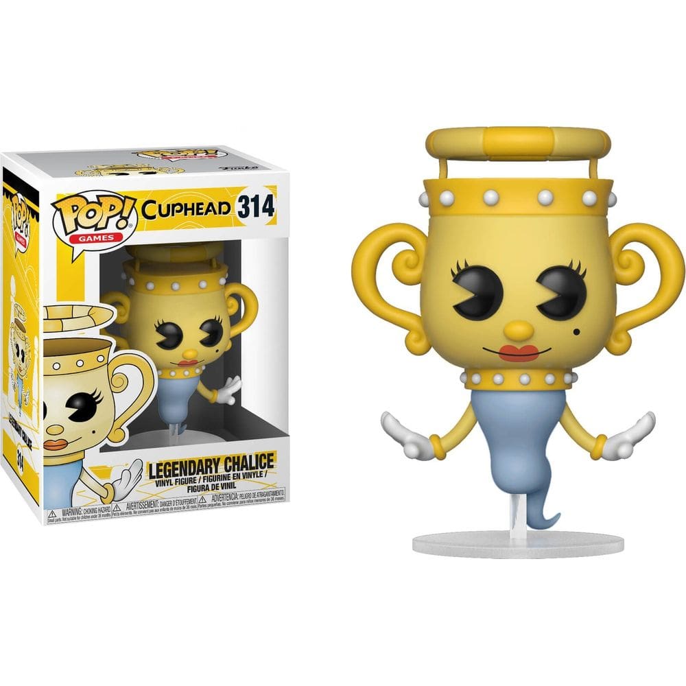 Boneco colecionável Funko Pop! Jogos: Cuphead Legendary Ghost