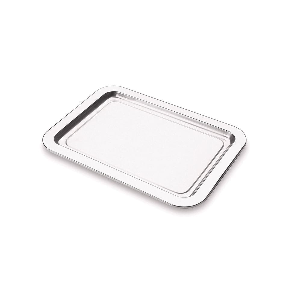 Bandeja Retangular 280x420 mm Lixada Travessa em Inox Forma