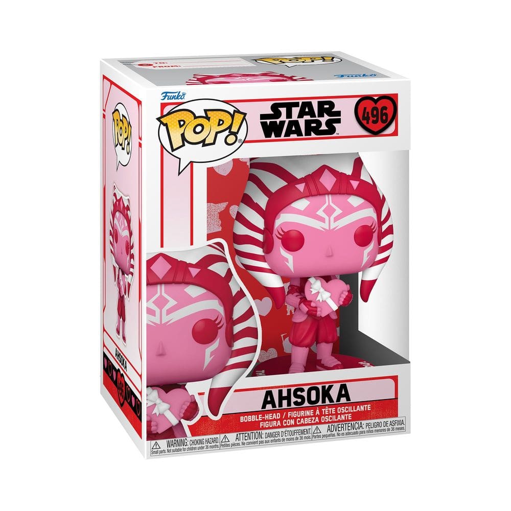 Funko Pop Star Wars Dia dos Namorados Ahsoka 11,4 cm