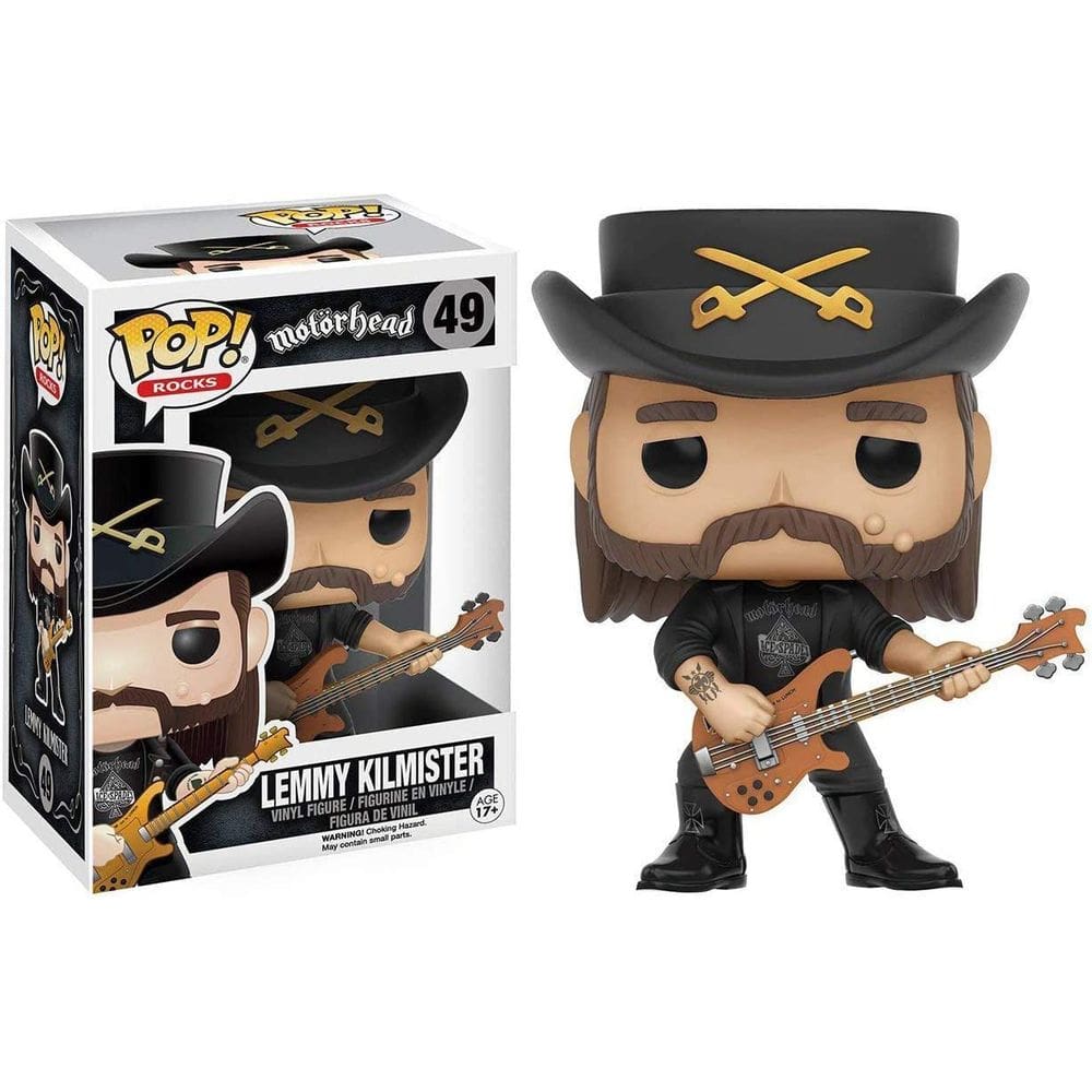 Boneco de ação Funko POP Rocks Lemmy Kilmister