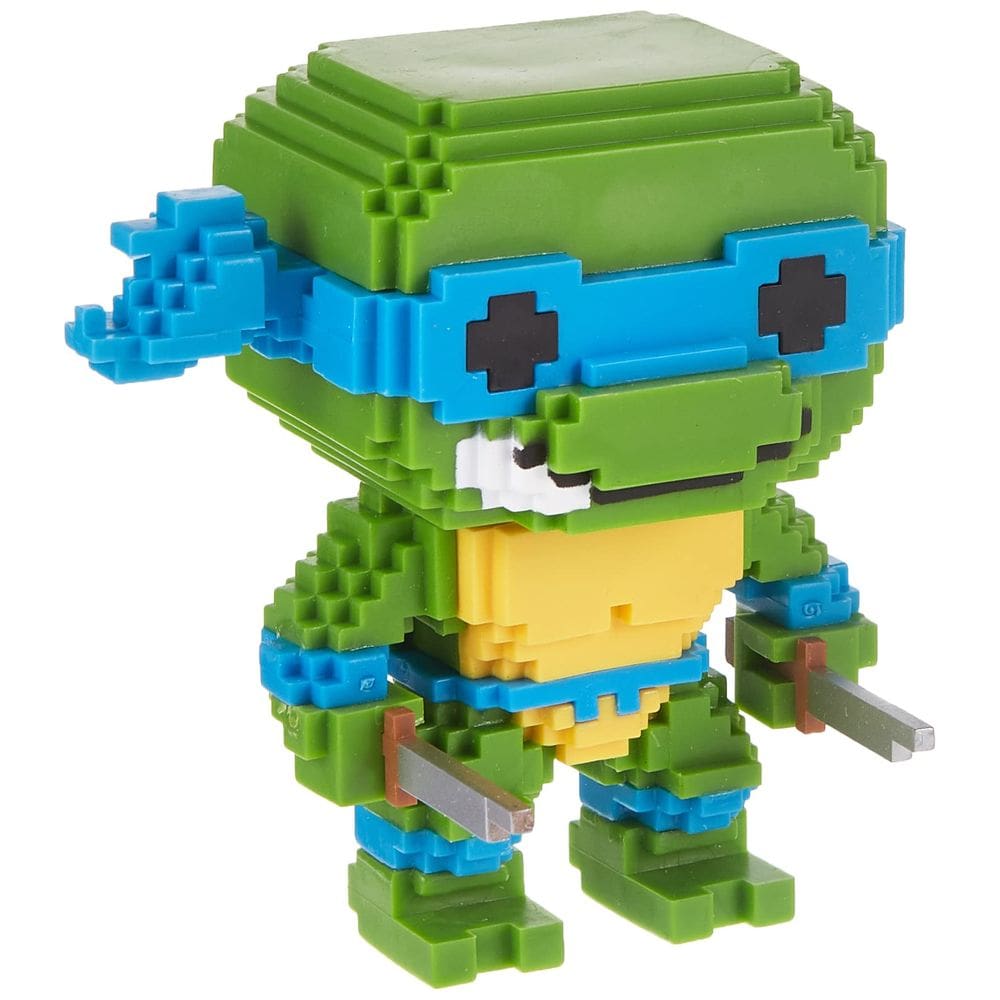 Boneco colecionável Funko 8-Bit Pop Teenage Mutant Ninja Turtles Leonardo