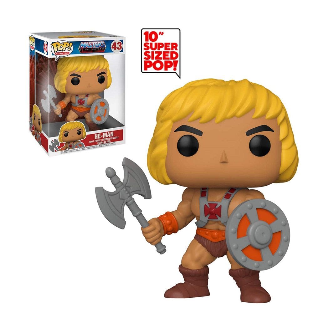 Boneco de ação Funko Pop! Mestres do Universo He-Man 10cm