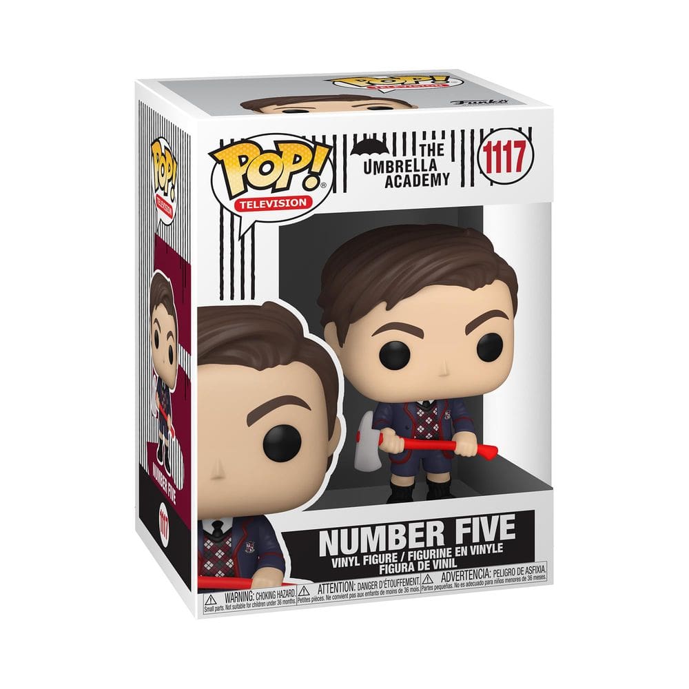 Boneco de vinil colecionável Funko POP TV Umbrella Academy 5