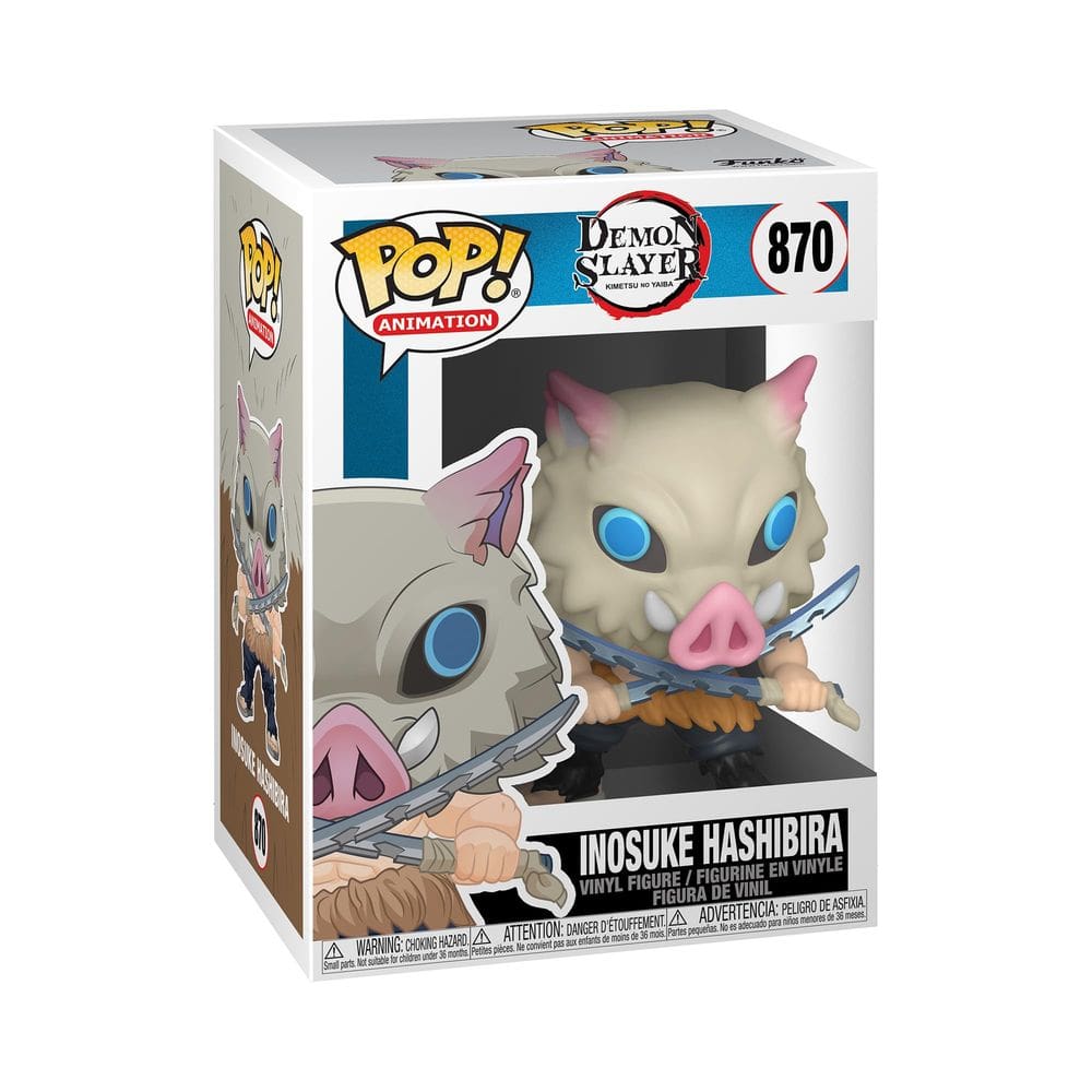 Boneco de ação Funko POP Animation Demon Slayer Inosuke