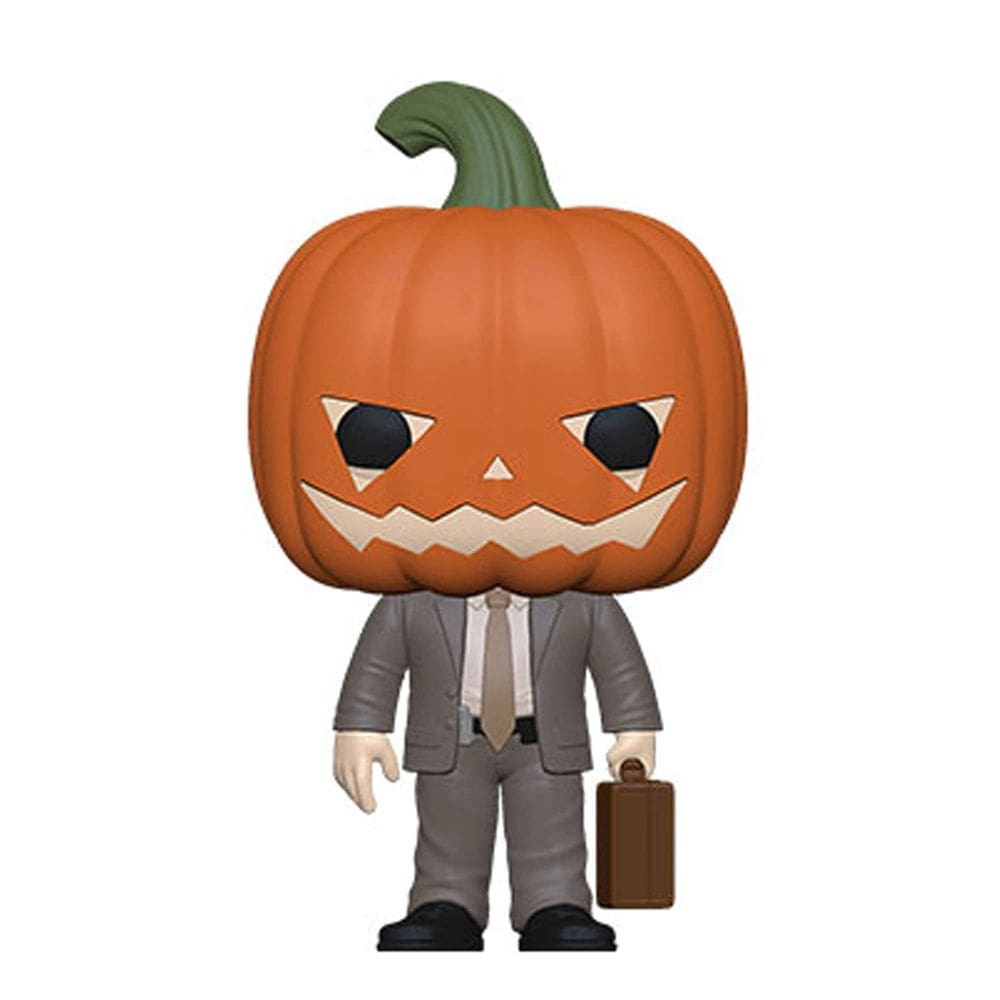 Boneco colecionável Funko POP TV The Office Dwight com abóbora