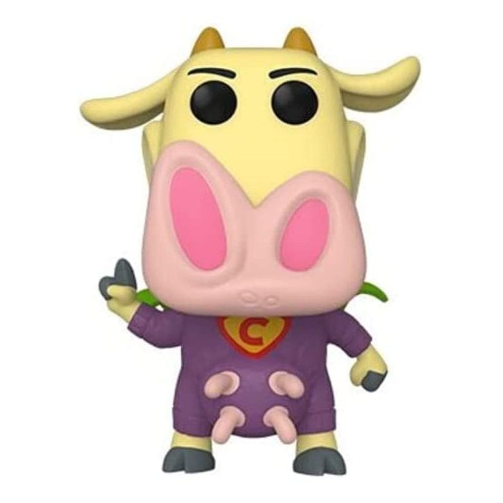Boneco de ação Funko POP Animation Cow & Chicken Cow