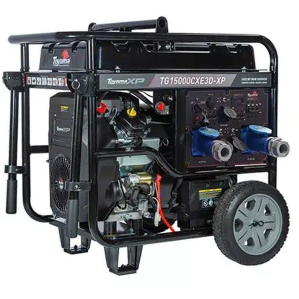 Gerador Energia Gasolina 17 KVA 220V Trifásico - Toyama