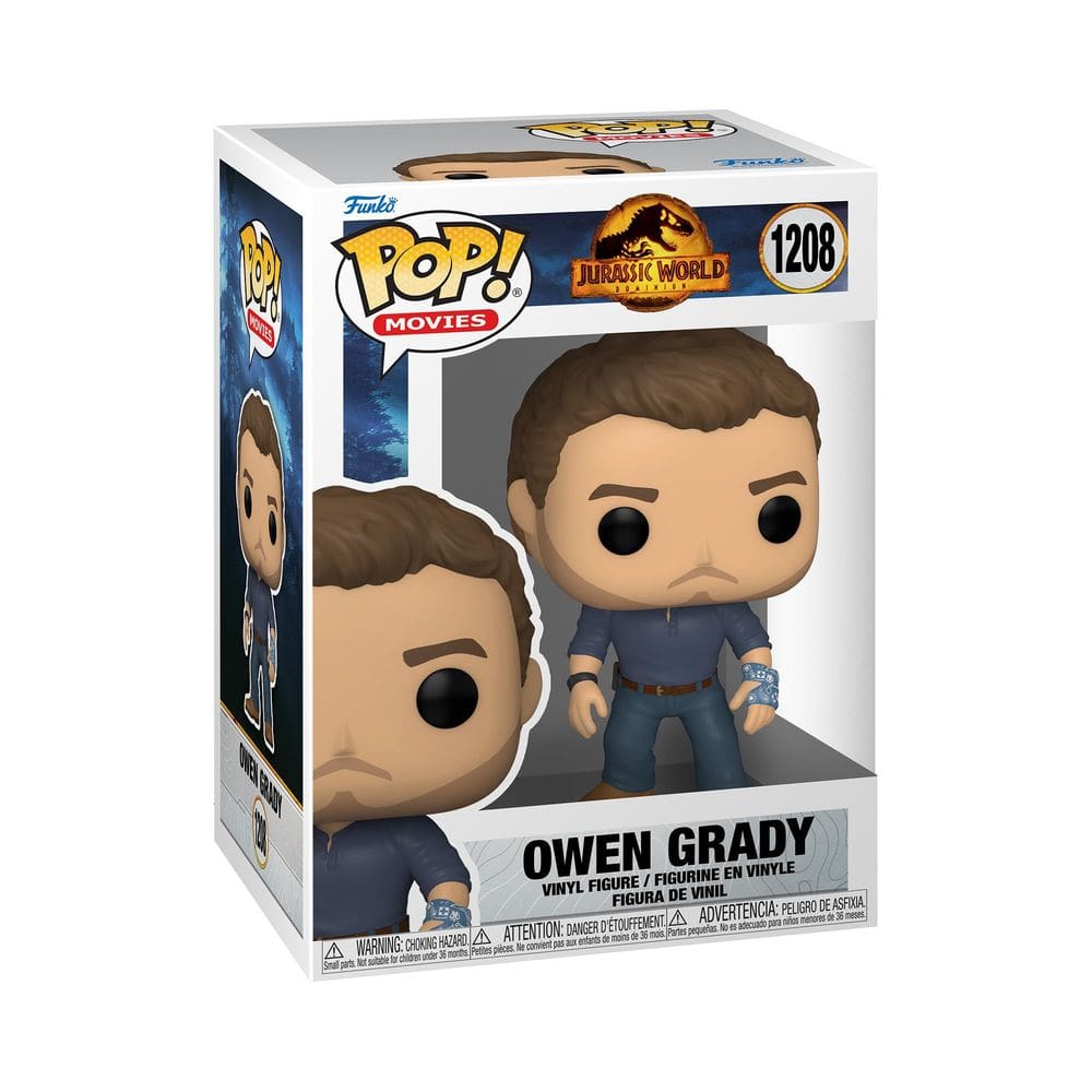 Funko Pop! Filmes Jurassic World Dominion Owen Grady Figure