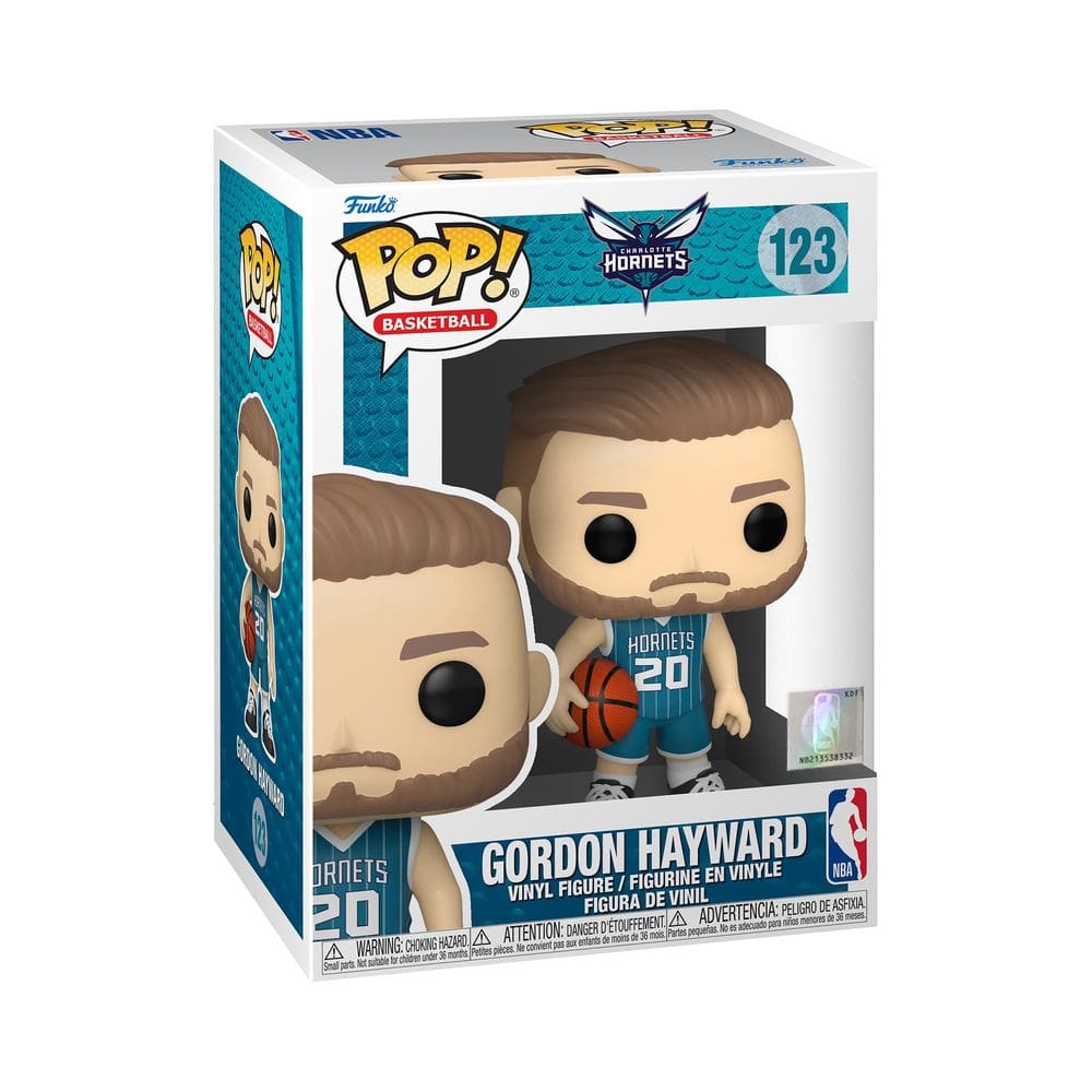 Boneco colecionável Funko POP NBA Hornets Gordon Hayward