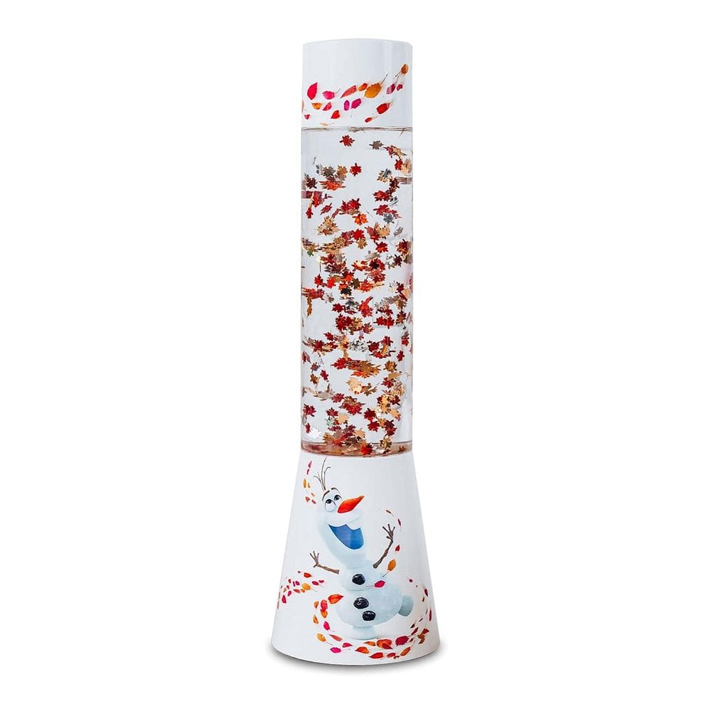Lâmpada de movimento Ukonic Disney Frozen 2 Olaf Snowman Glitter