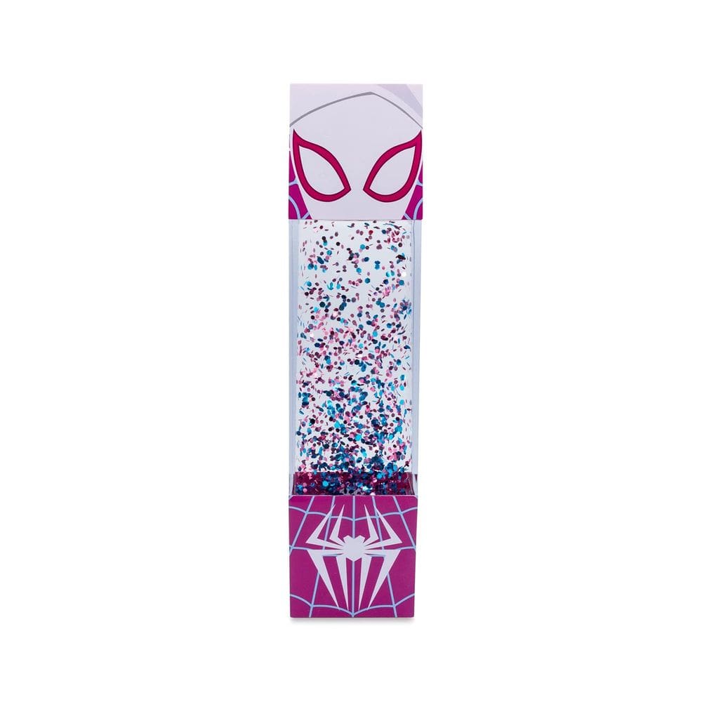Lâmpada de movimento Glitter Marvel Spider-Gwen alimentada por USB LED de 30 cm