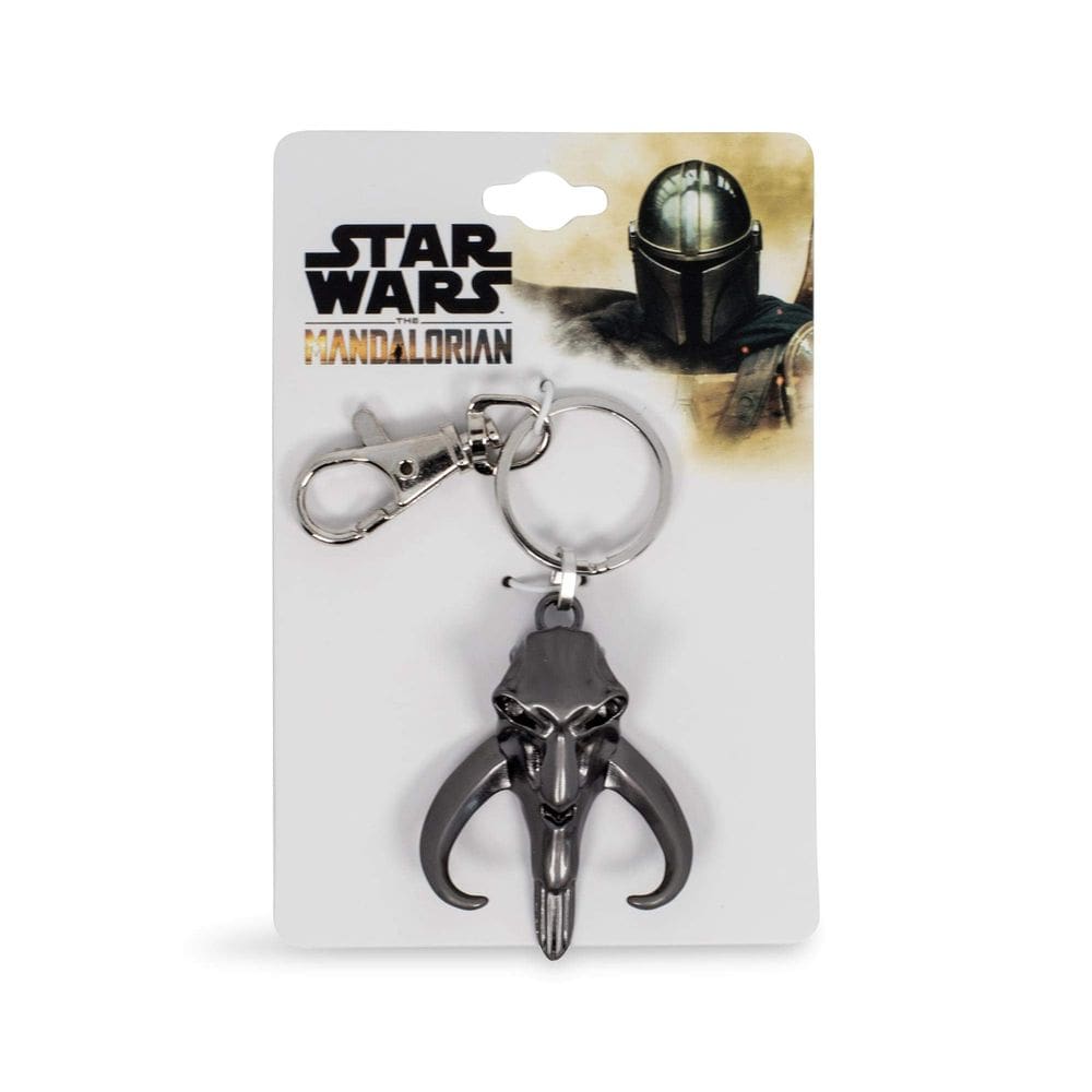 Chaveiro Star Wars Mandalorian Mythosaur Metal Silver