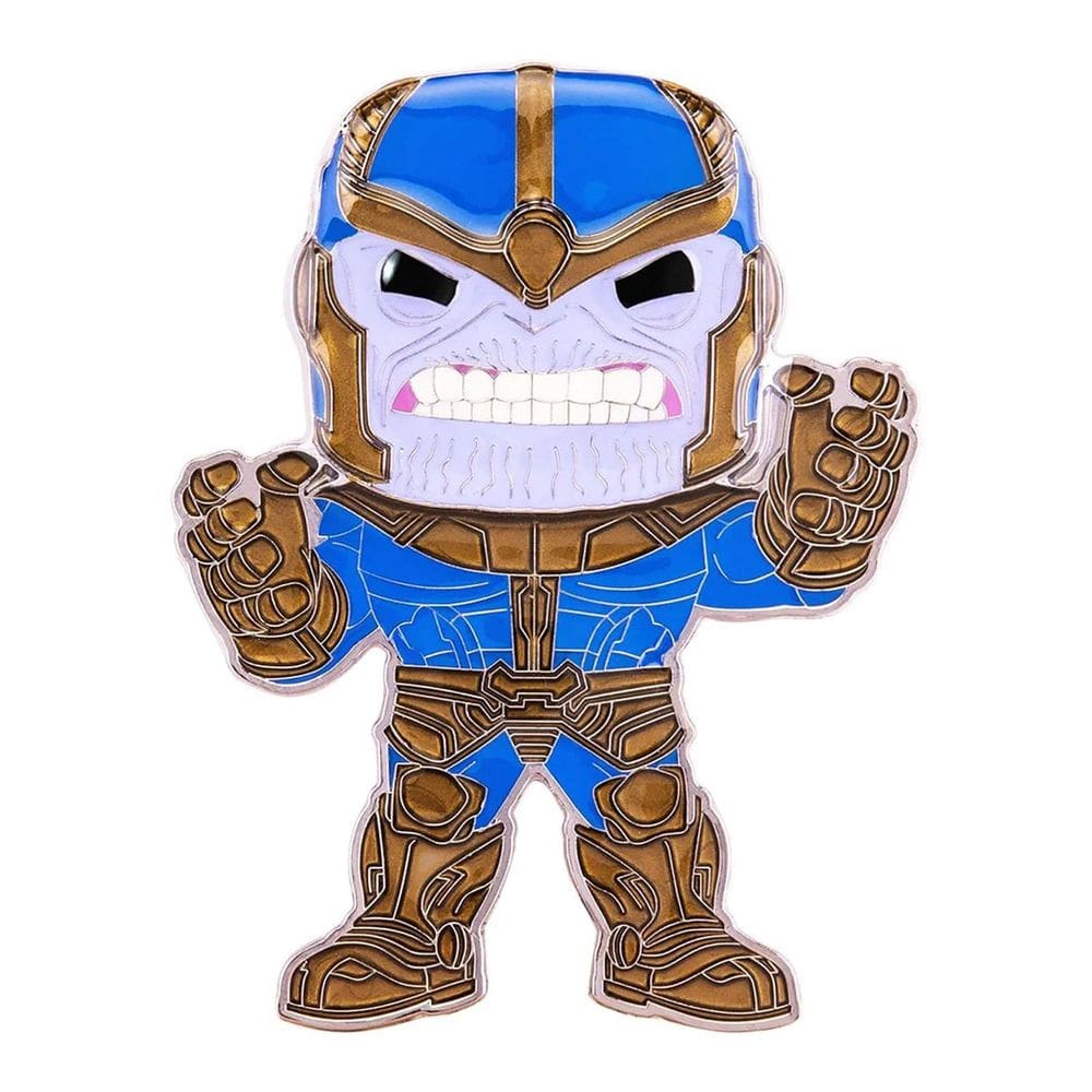 Pin Funko POP Thanos Marvel com design exclusivo de 7,62 cm