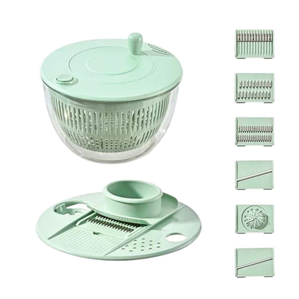 Centrífuga Manual De Salada Secador Verduras + Acessórios