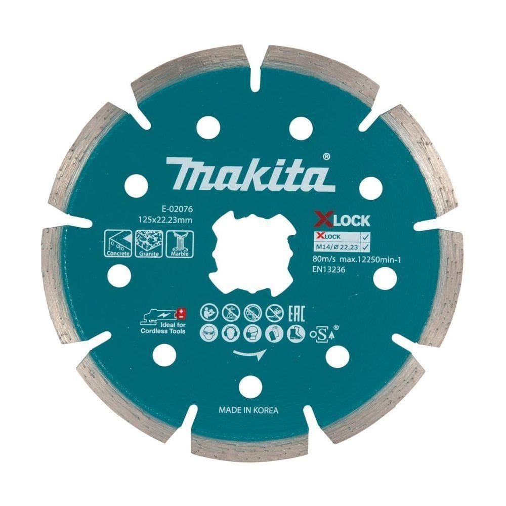 Disco Diamantado 125 Mm X-lock E-02076 Makita