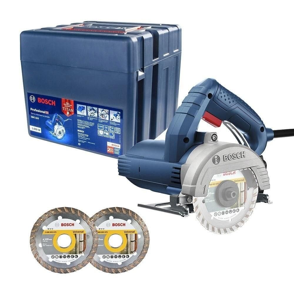 Serra Mármore Bosch GDC 150, 1500W, com 2 discos