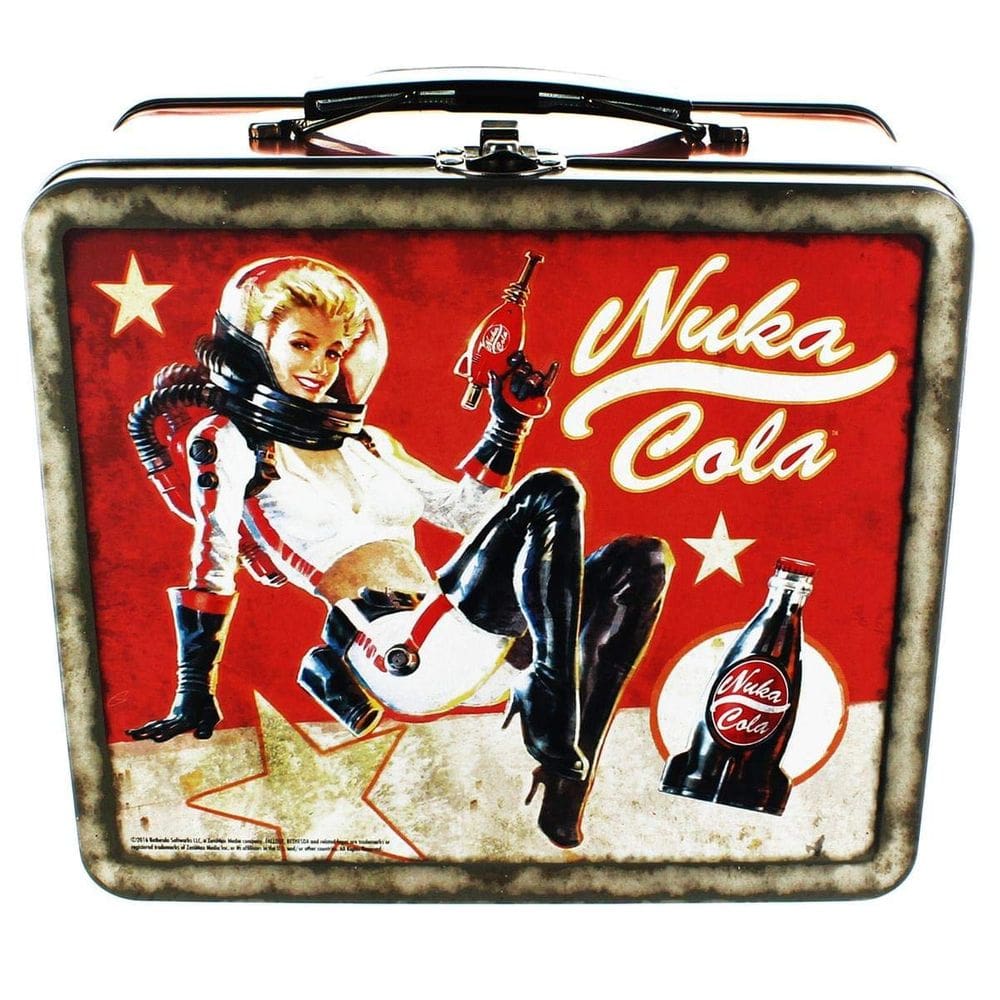 Sacola de lata colecionável Fallout 4-Nuka Cola para fãs de arte de parede