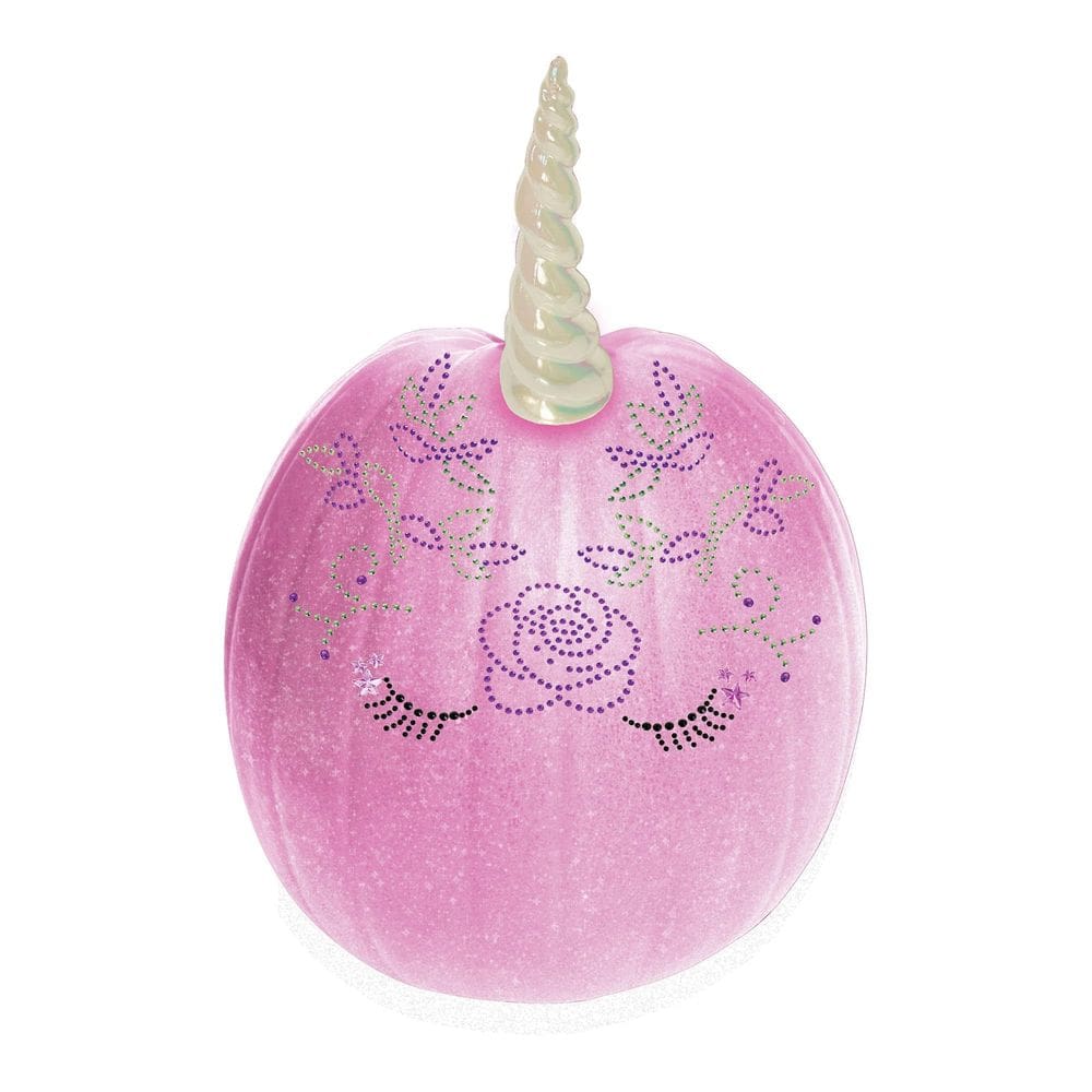 Kit de decoração Fun World Glitter 3D Unicorn Pumpkin