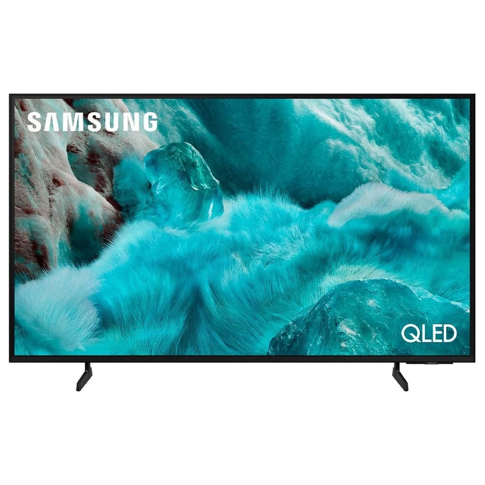Smart TV Samsung Vision AI 55” Polegadas QLED 4K Q7F 2025, Processador com AI e Alexa Integrada