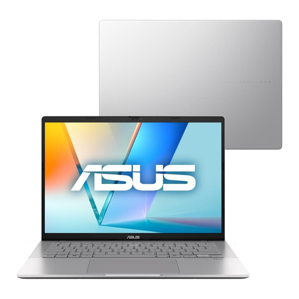 Notebook ASUS Vivobook S14 S3407VA Intel Core i7 13620H 8GB Ram 512GB SSD Linux KeepOS Tela 14” IPS FHD 60Hz Cool Silver - LY055