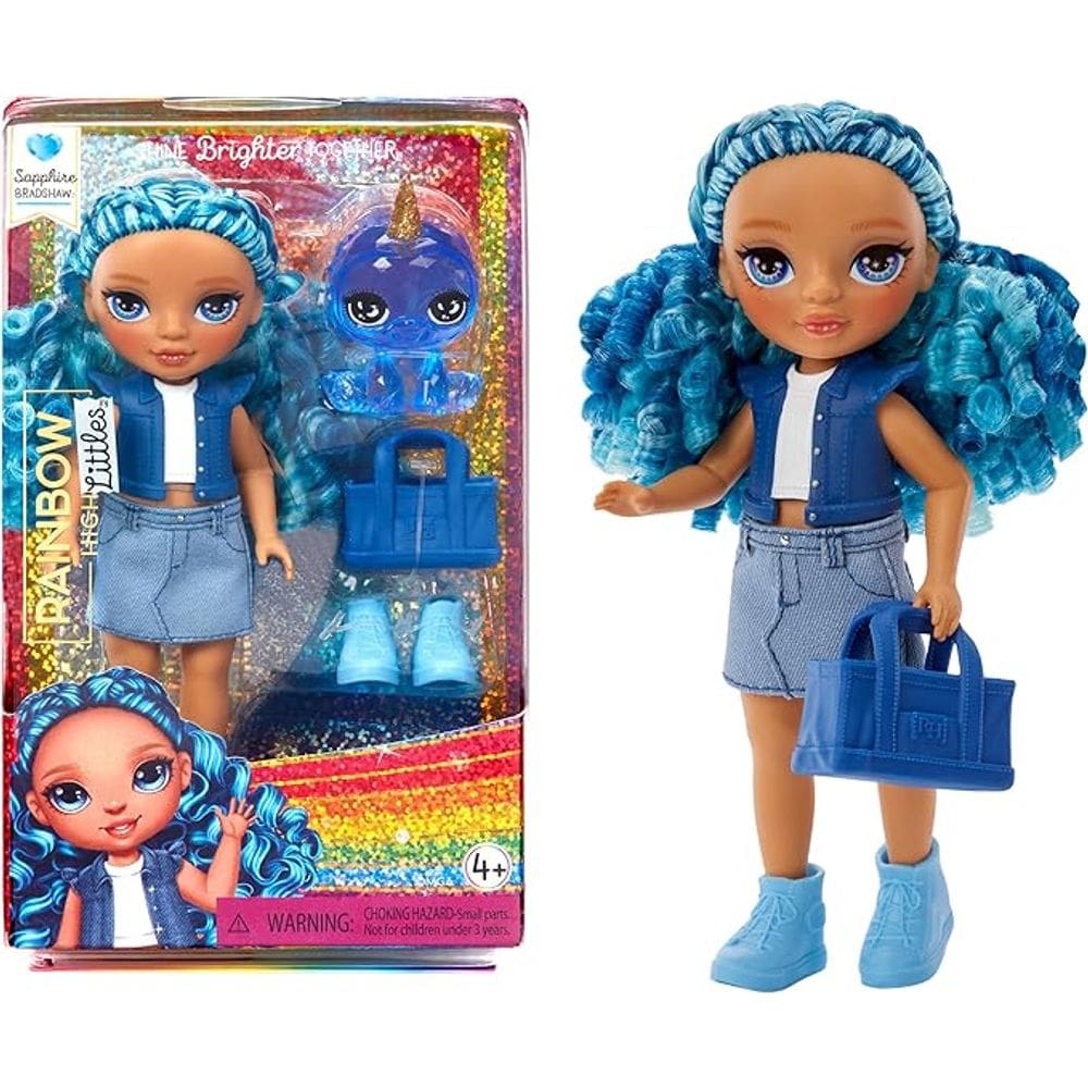 Rainbow High Littles Dolls- Sapphire - azul M SHOP COMERCIAL LTD