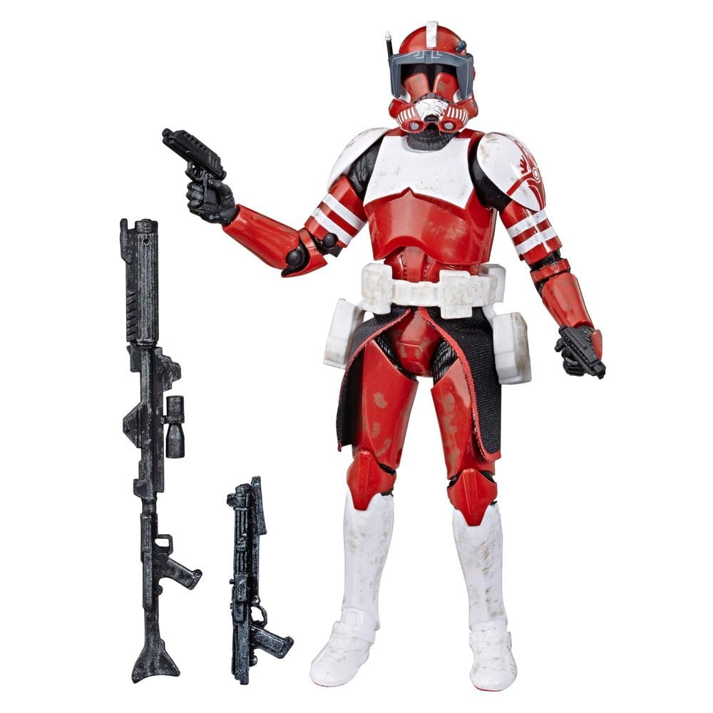 Boneco de ação STAR WARS Black Series Clone Commander Fox