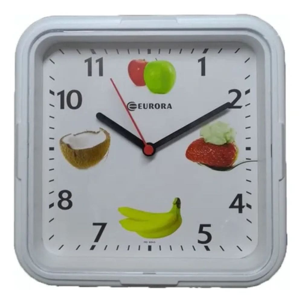 Relogio de Parede Branco TWI Eurora 6555 141