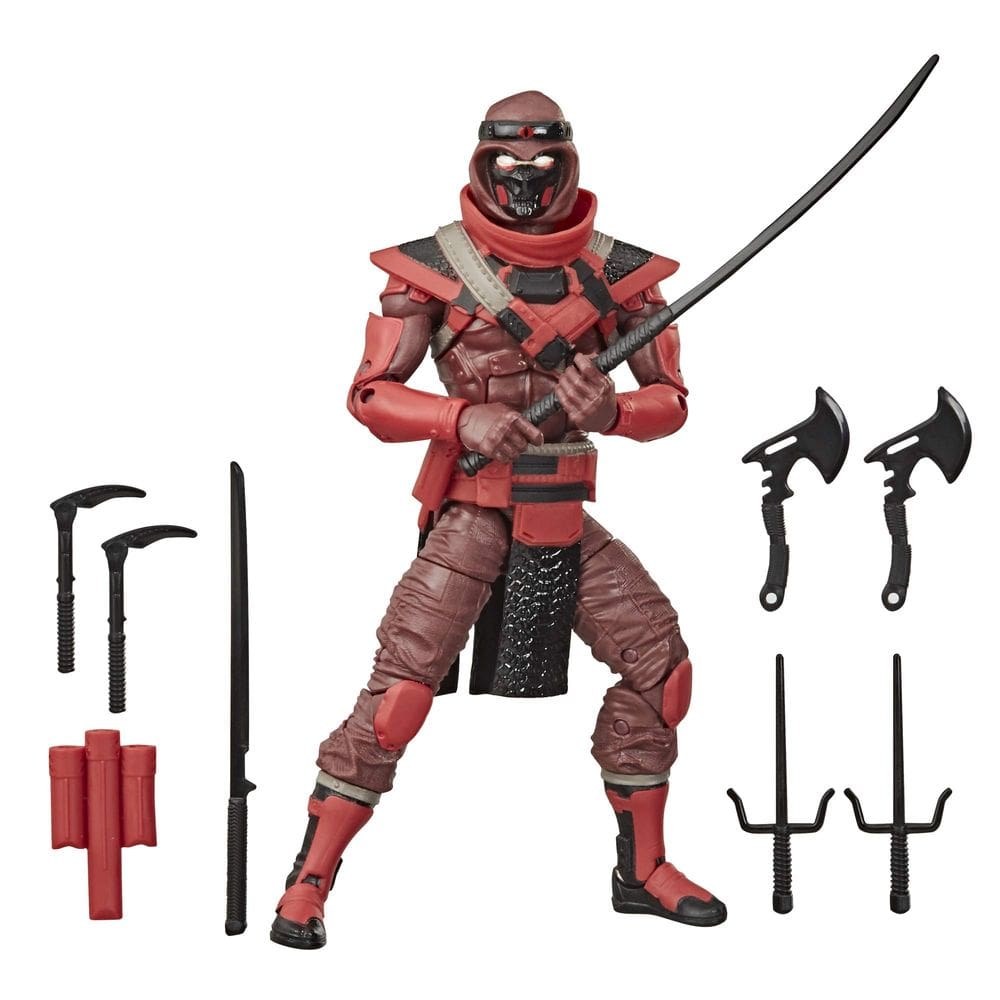 Boneco de ação Hasbro G.I. Joe Classified Series Red Ninja 08