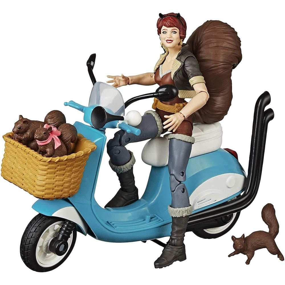 Boneco de ação Marvel Legends Squirrel Girl on Scooter