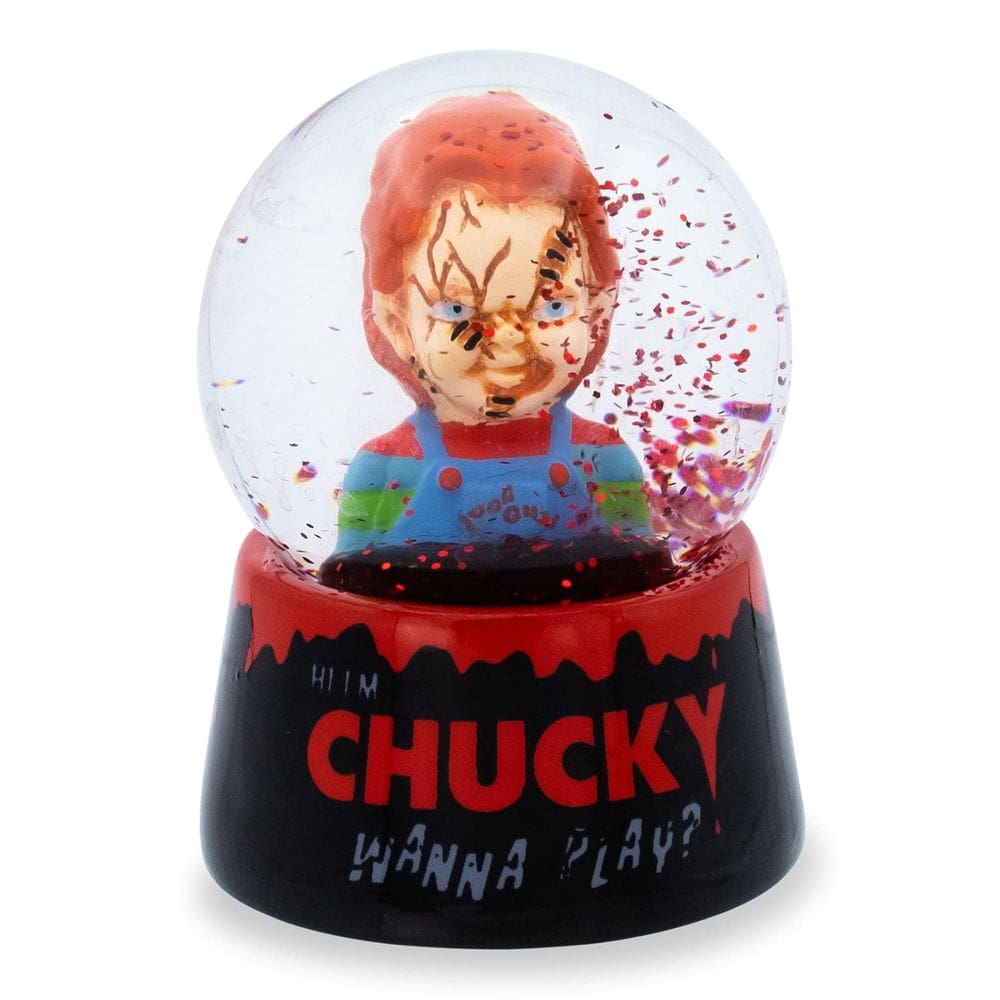 Snow Globe Toynk Child`s Play Chucky Wanna Play? 8cm