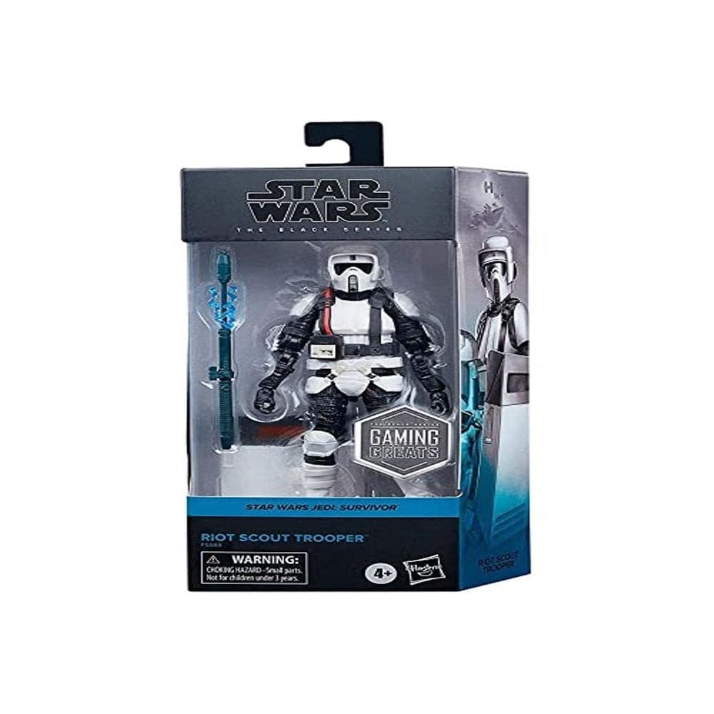 Boneco de ação Hasbro Star Wars The Black Series Riot Scout Trooper 15cm