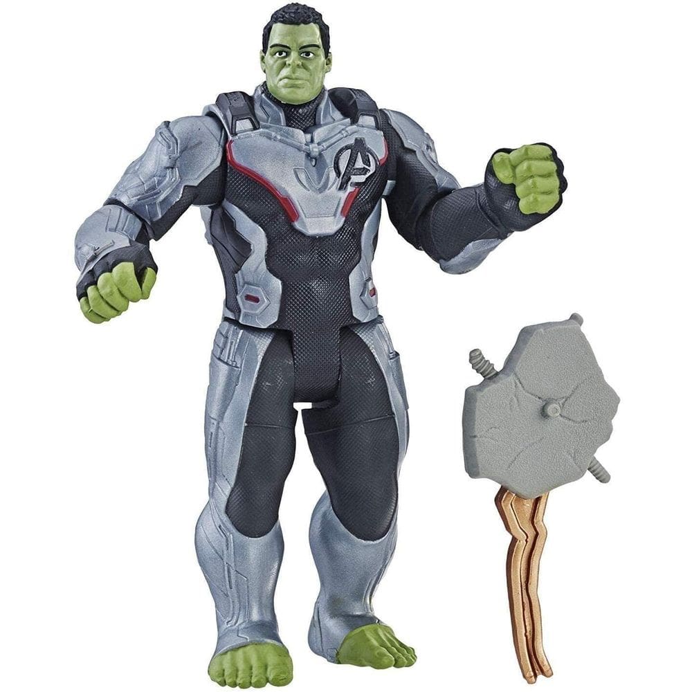 Boneco de ação Avengers Marvel Endgame Team Suit Hulk Deluxe