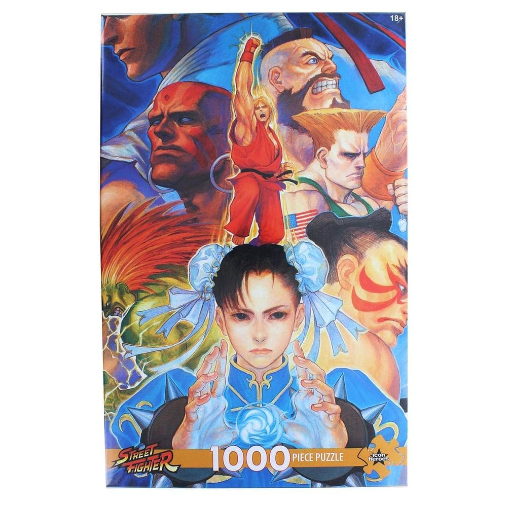 Ícone de quebra-cabeça Heroes Street Fighter 1000 peças com arte
