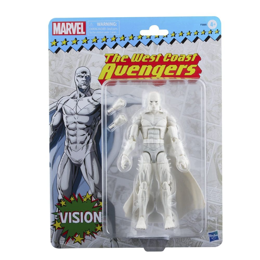 Boneco de ação Marvel Legends Series Vision de 15 cm com acc