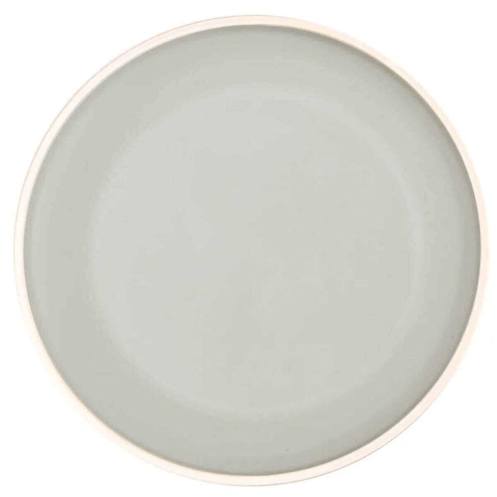 Kit 50 Pratos De Sobremesa Melamina 21,5cm Wolff Restaurante Class Cinza Buffet