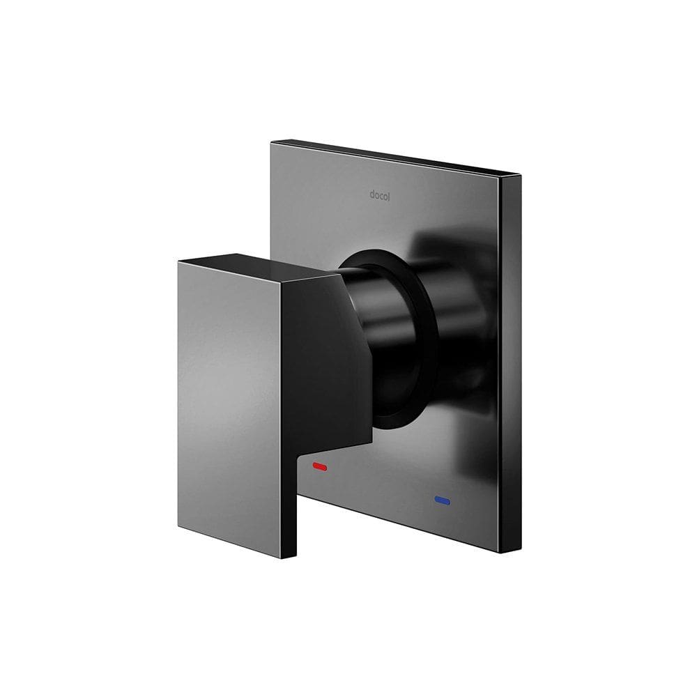 Acabamento Monocomando Chuveiro e Ducha Higiênica Docol New Edge para Base Deca 90021756048 Grafite