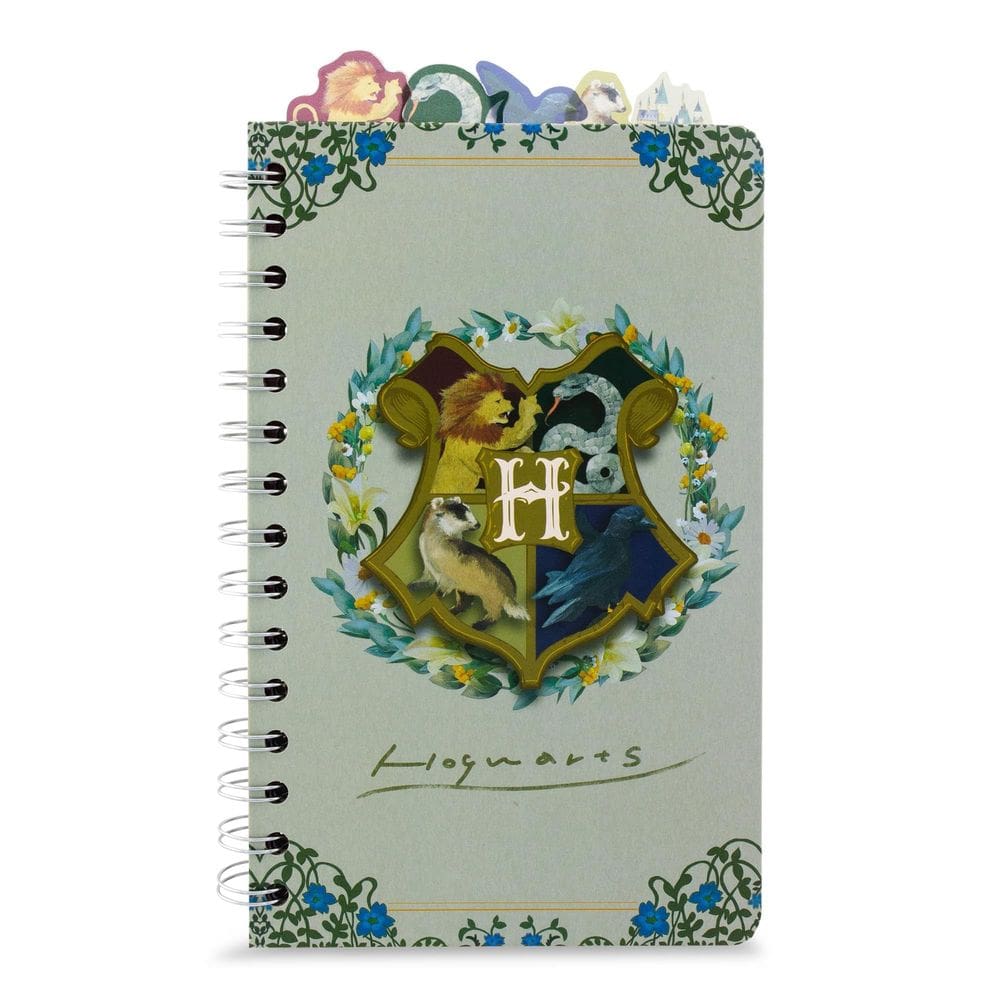 Caderno espiral Silver Buffalo Harry Potter Hogwarts Houses