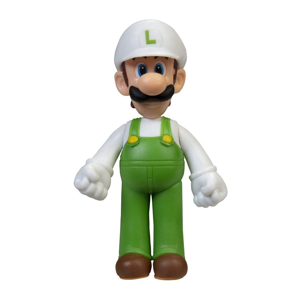 Boneco de ação SUPER MARIO Fire Standing Luigi 6cm