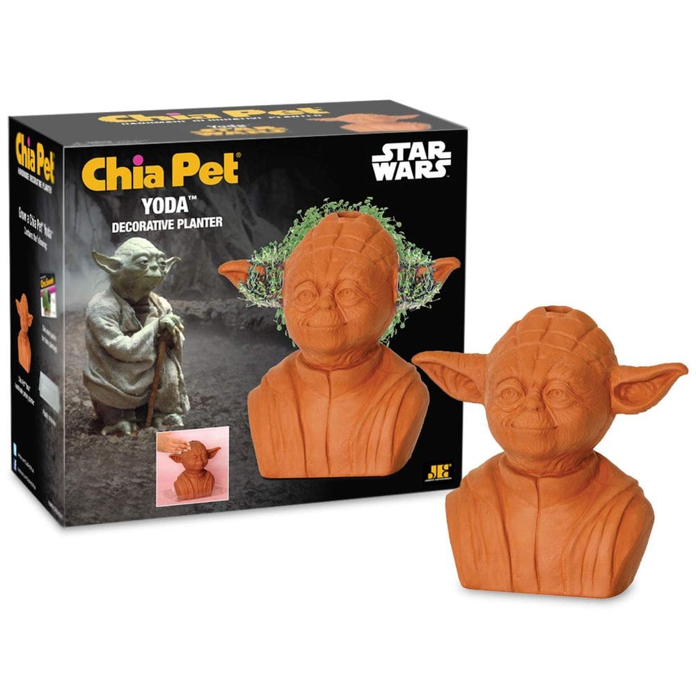 Plantador de cerâmica decorativo Chia Pet Star Wars Yoda