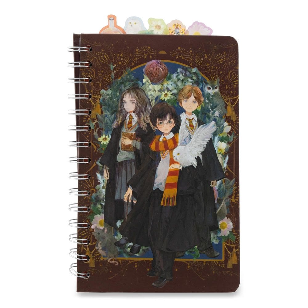 Caderno Prateado Buffalo Harry Potter Anime Hogwarts 75 páginas