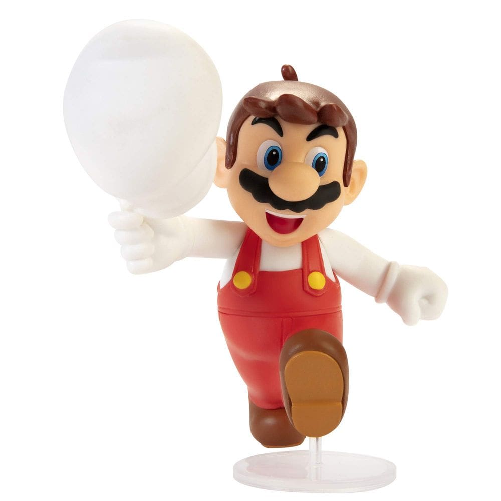 Boneco de ação de brinquedo colecionável Super Mario Fire Mario 2.5