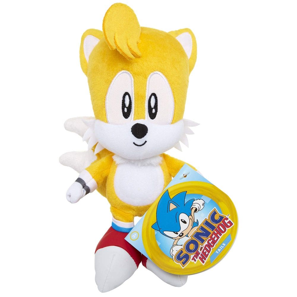 Boneco de pelúcia Sonic The Hedgehog 7 Tails para crianças de 3 anos ou mais