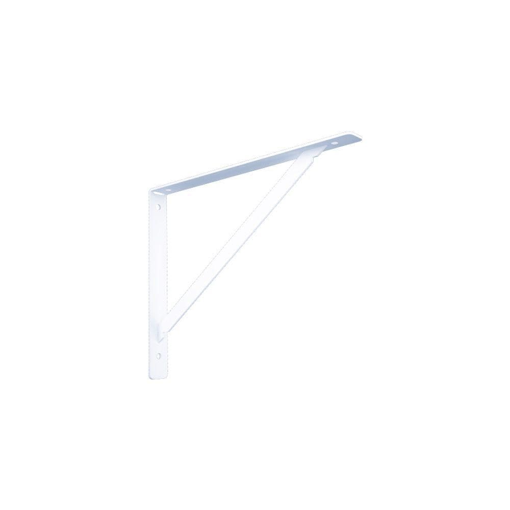 Cantoneira Mão Francesa Branca New 30cm Reforçada Presto