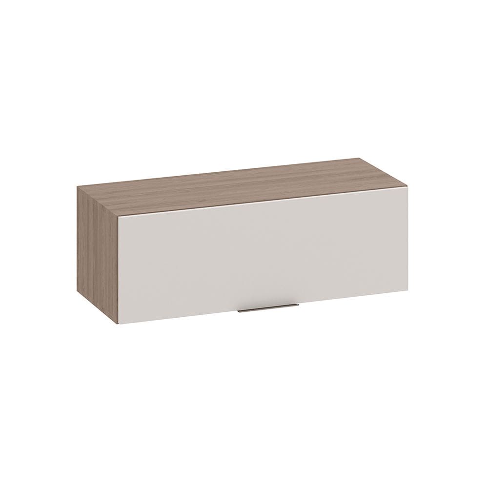 Armário Geladeira 80cm 1 Porta Etna Carvalho Oak Off White - SSX Multicoisas